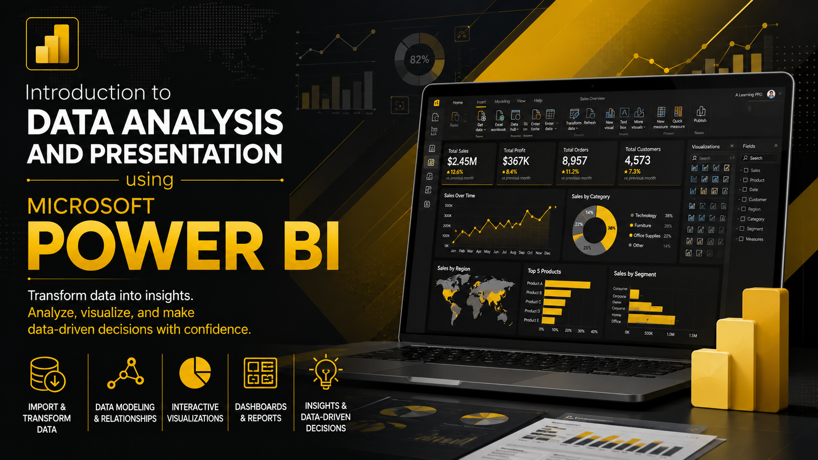Introduction to Data Analysis and Presentation using Microsoft Power Bi